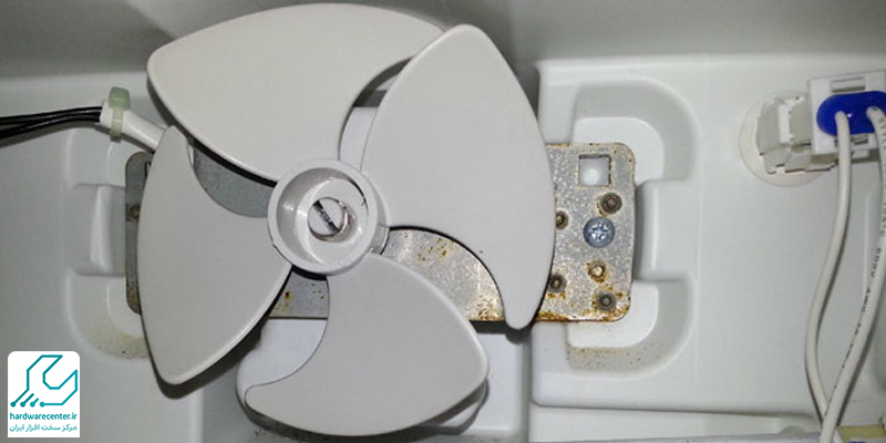کار نکردن فن خنک کننده یخچال