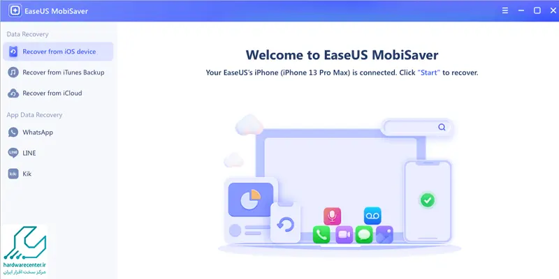 برگرداندن پیام های تلگرام به وسیله EaseUS MobiSave